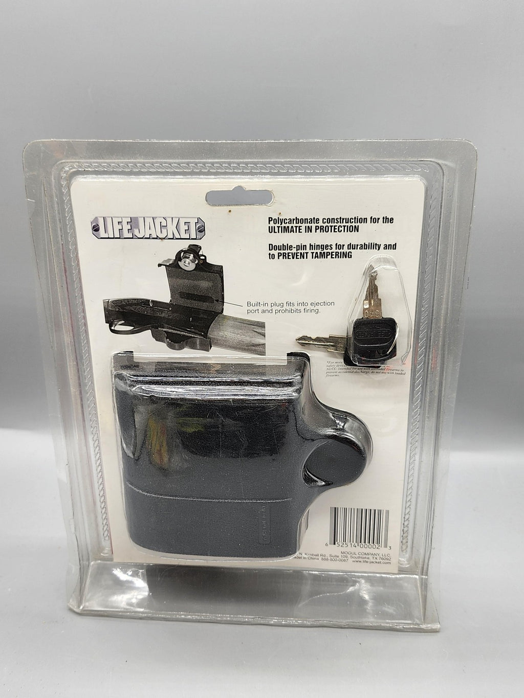 Life Jacket LJ3 Shotgun Lock Box Black Fits Most Pump Semi-Auto Guns Safety New
