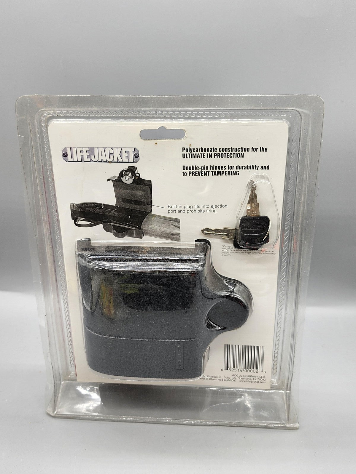 Life Jacket LJ3 Shotgun Lock Box Black Fits Most Pump Semi-Auto Guns Safety New