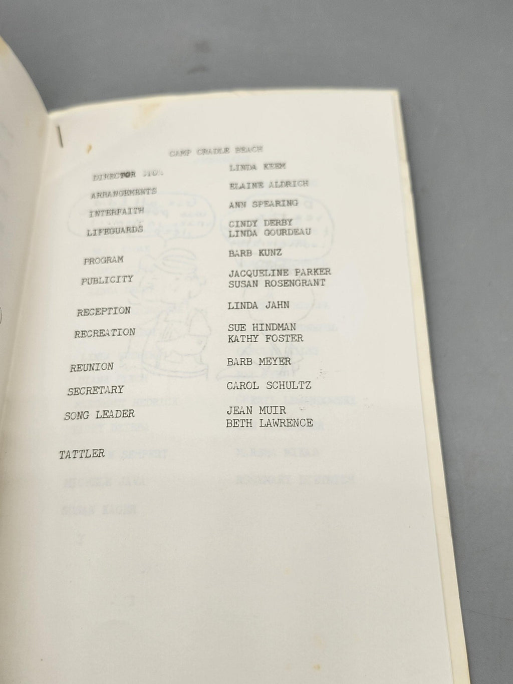 Vintage 1967 Frantic Frosh Follies SUCB Freshman Camp Booklet Buffalo State