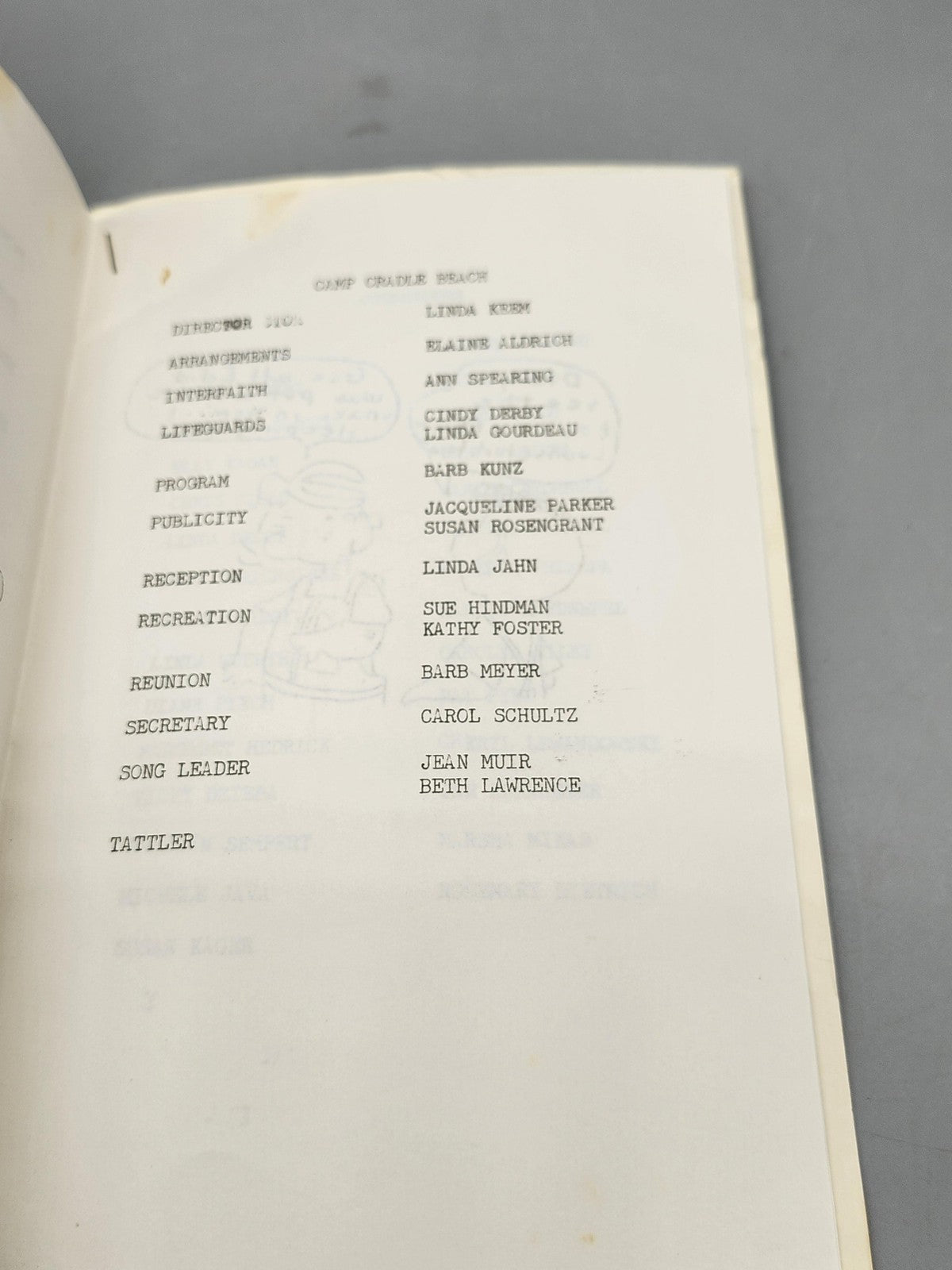 Vintage 1967 Frantic Frosh Follies SUCB Freshman Camp Booklet Buffalo State