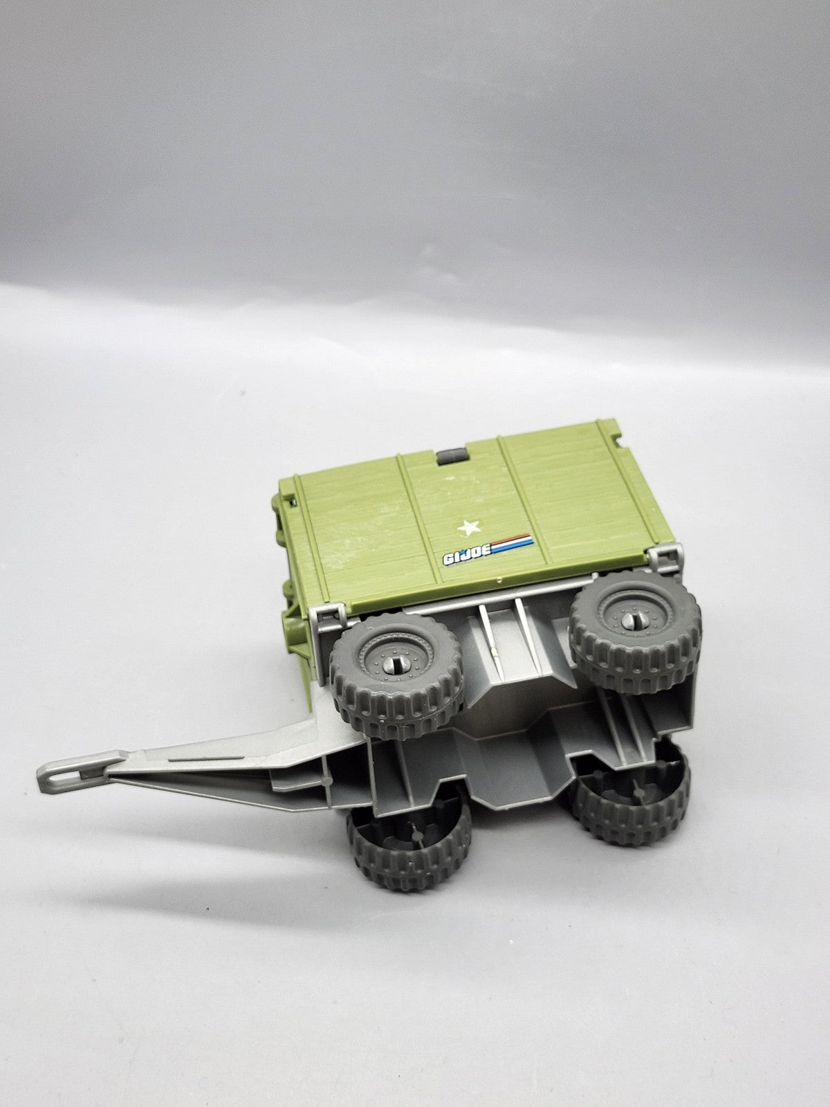 Vintage 1987 G.I. Joe Green Radar Trailer Playset Hasbro Plastic Toy Loose