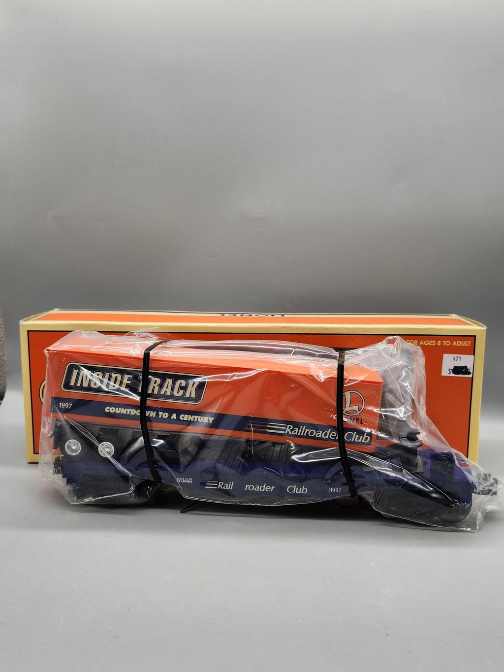 Lionel 1997 Railroader Club Inside Track O Gauge Flat Car Trailer 6-19437