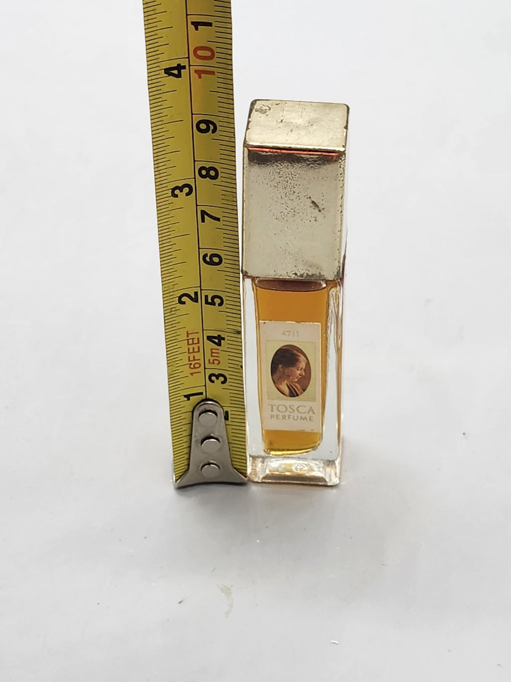 Vintage Tosca Perfume .25 oz Mini Bottle Partial 4711 Colonia Germany