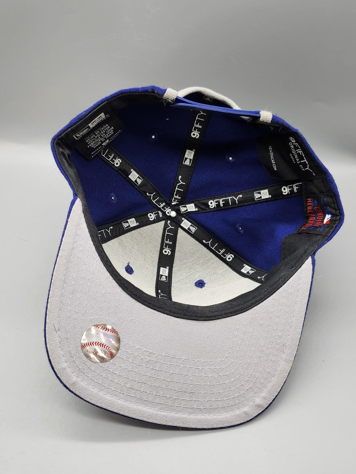 Los Angeles Dodgers Hat Cap Snap Back MLB Baseball New Era One Size Blue Mens
