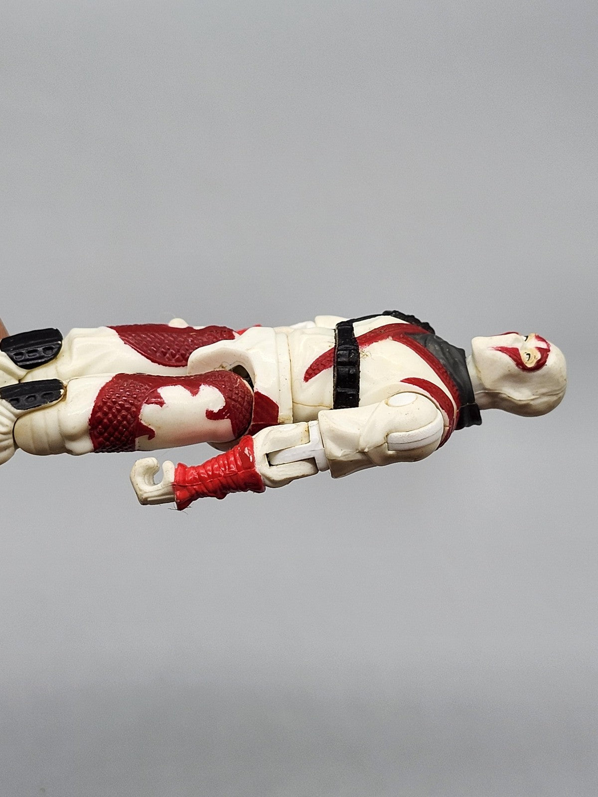 Vintage 1988 G.I. Joe Storm Shadow Action Figure Hasbro White Plastic Toy Loose