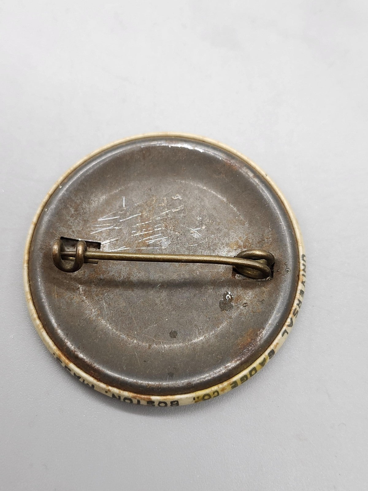 Vintage John W Cowper Co Employee Badge 2677 Pinback Button Number Lapel Metal