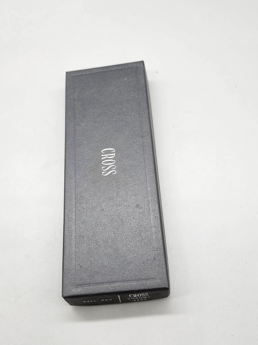 Vintage Cross Chrome Metal Ball Pen 3502 Blue Ink Box Case Instructions