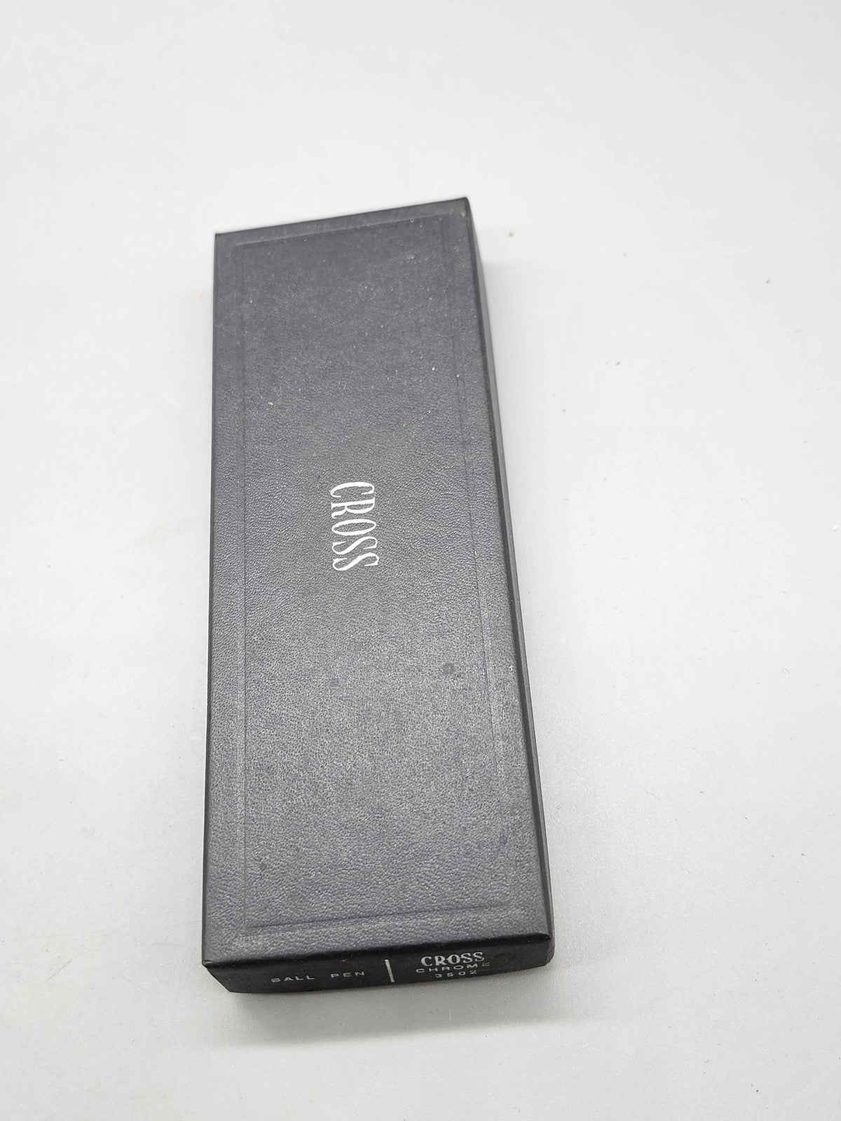 Vintage Cross Chrome Metal Ball Pen 3502 Blue Ink Box Case Instructions