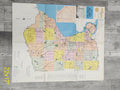 Vintage 1971 Erie County New York Highway Road Map 150th Anniversary Folded USA