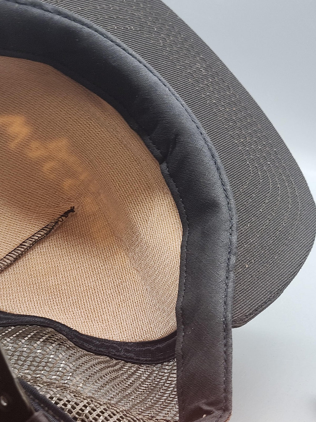 Vintage Waccamaw Pottery Security Hat Cap Snap Back Mens One Size Brown Mesh