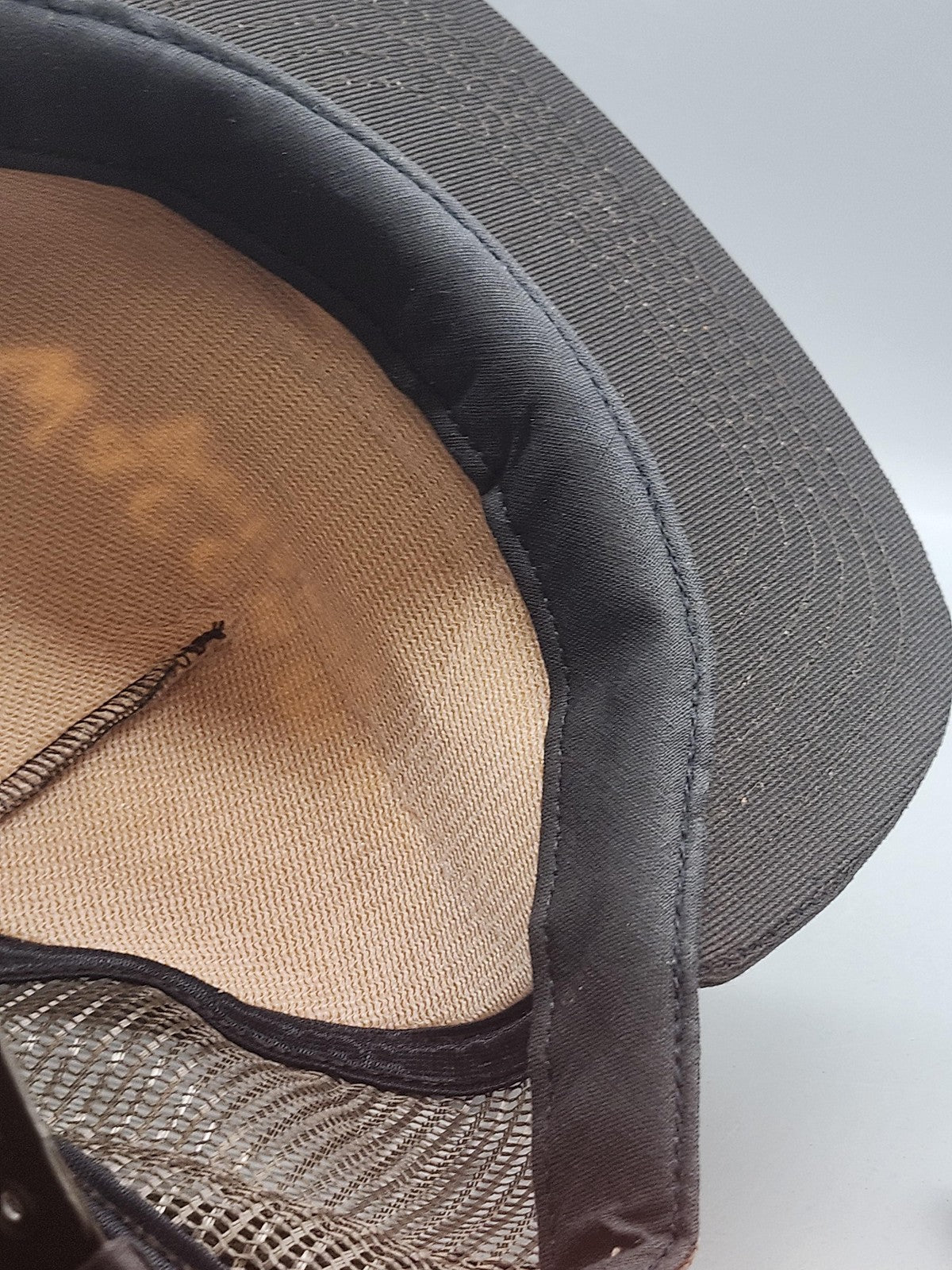 Vintage Waccamaw Pottery Security Hat Cap Snap Back Mens One Size Brown Mesh