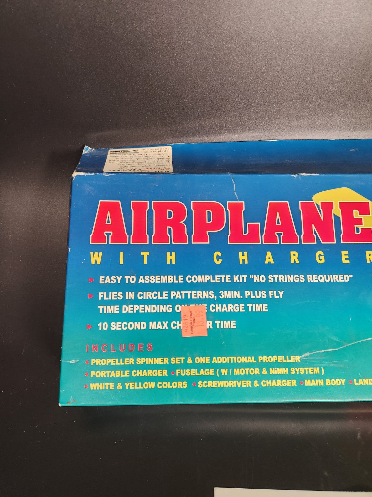 Vintage Harbor Freight Airplane Lightning With Charger Model 42619 RC Plane