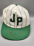 Vintage JP Pinstripe Mesh Trucker Snapback Hat Green White Union Made...