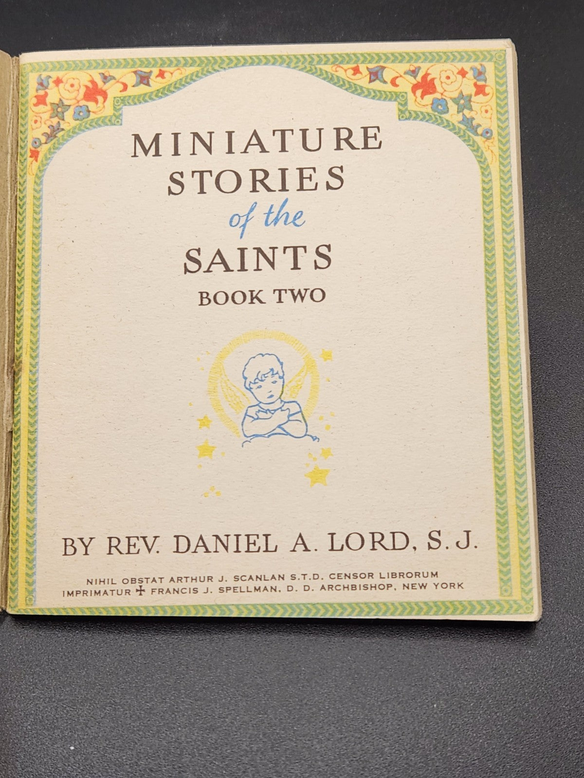 Vintage Miniature Stories Of The Saints Book Two Rev Daniel A Lord