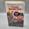 Vintage The Land Before Time VHS Tape 1988 MCA Universal Kids Movie NTSC USA