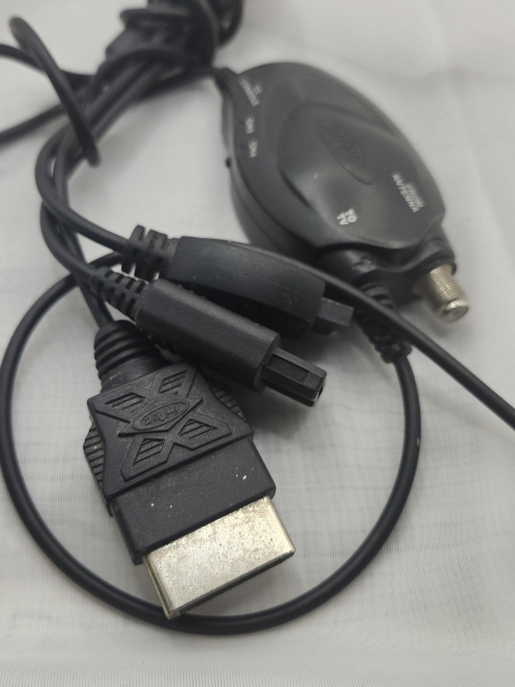 Intec RF Switch Sony PlayStation PS1 PS2 PS3 Console TV Cable Black Adapter