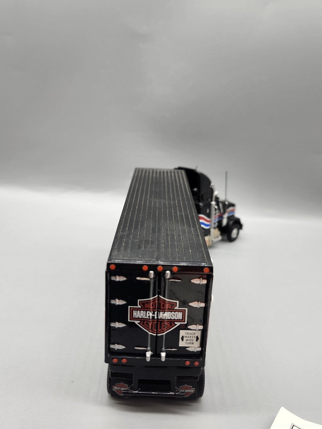 Vintage Matchbox Harley-Davidson Kenworth 18-Wheeler Diecast Truck Toy Black