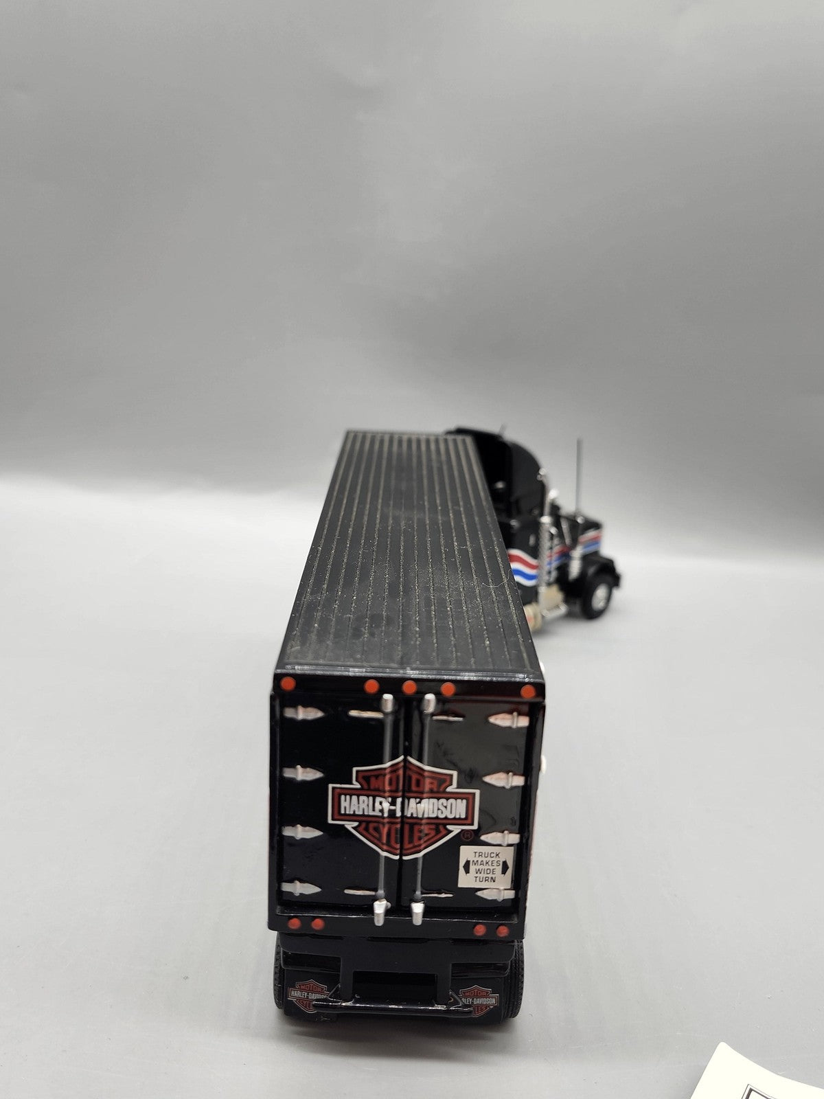 Vintage Matchbox Harley-Davidson Kenworth 18-Wheeler Diecast Truck Toy Black