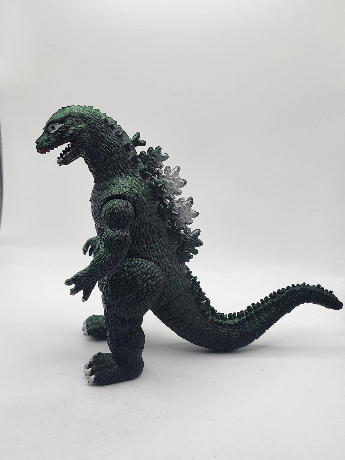 Vintage 1985 Imperial Godzilla 6in Action Figure Green Plastic Loose Hong Kong