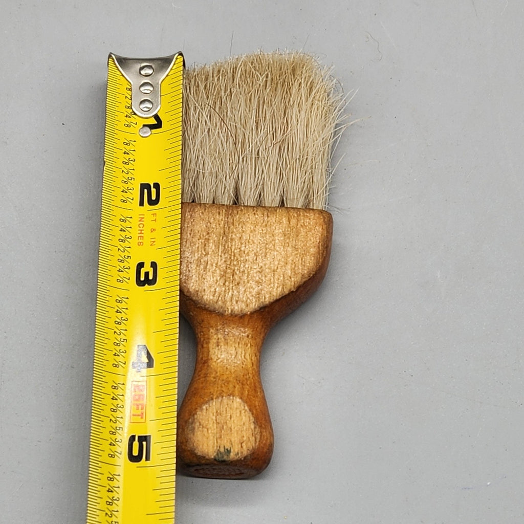 Vintage Wooden Barber Neck Duster Brush Barbershop Tool