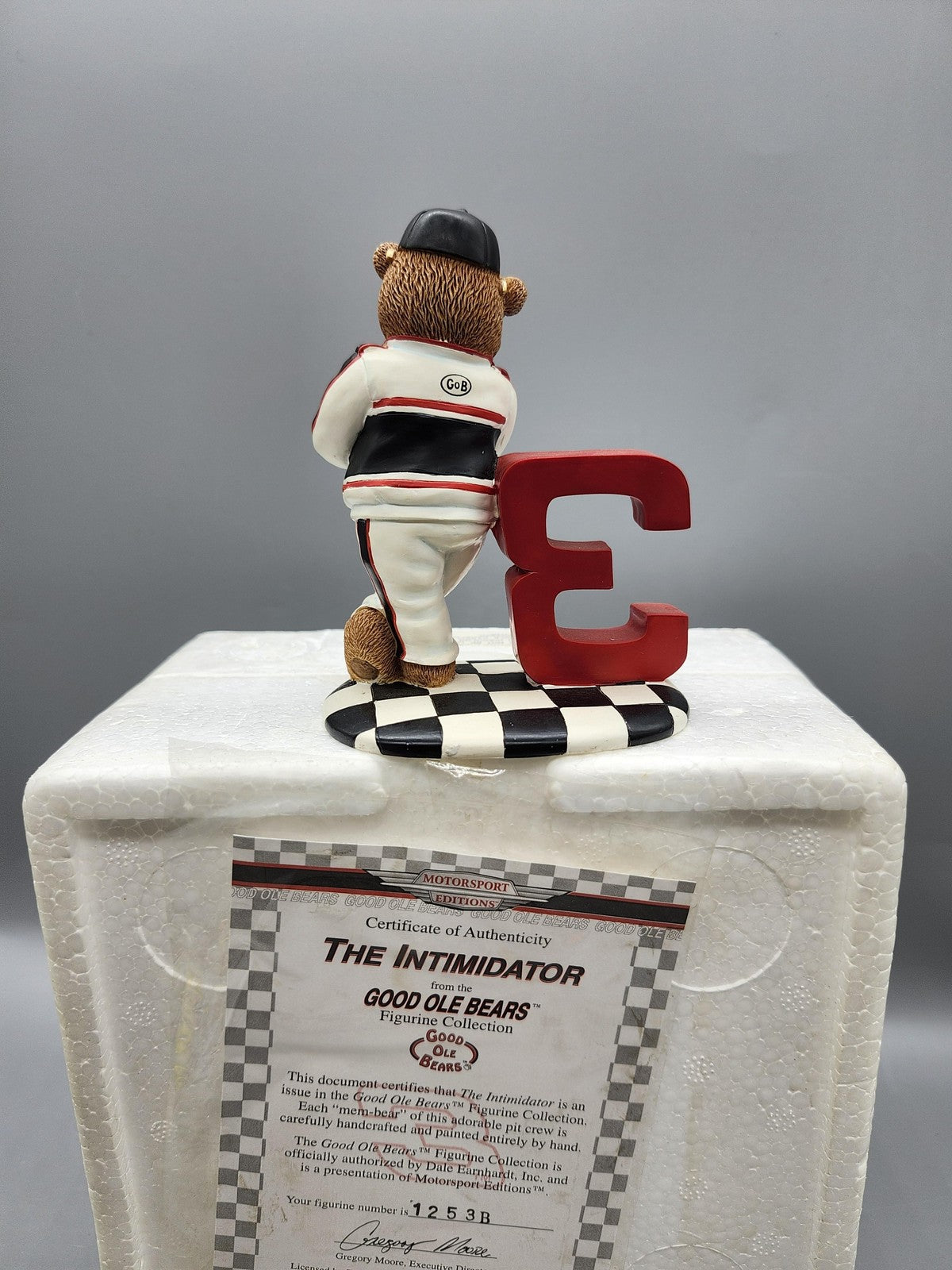 Vintage Dale Earnhardt NASCAR Intimidator Figurine Good Ole Bears One Size