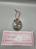 Michael Ricker 2000 Rocky Mountain National Park Bighorn Sheep Ornament w/ COA
