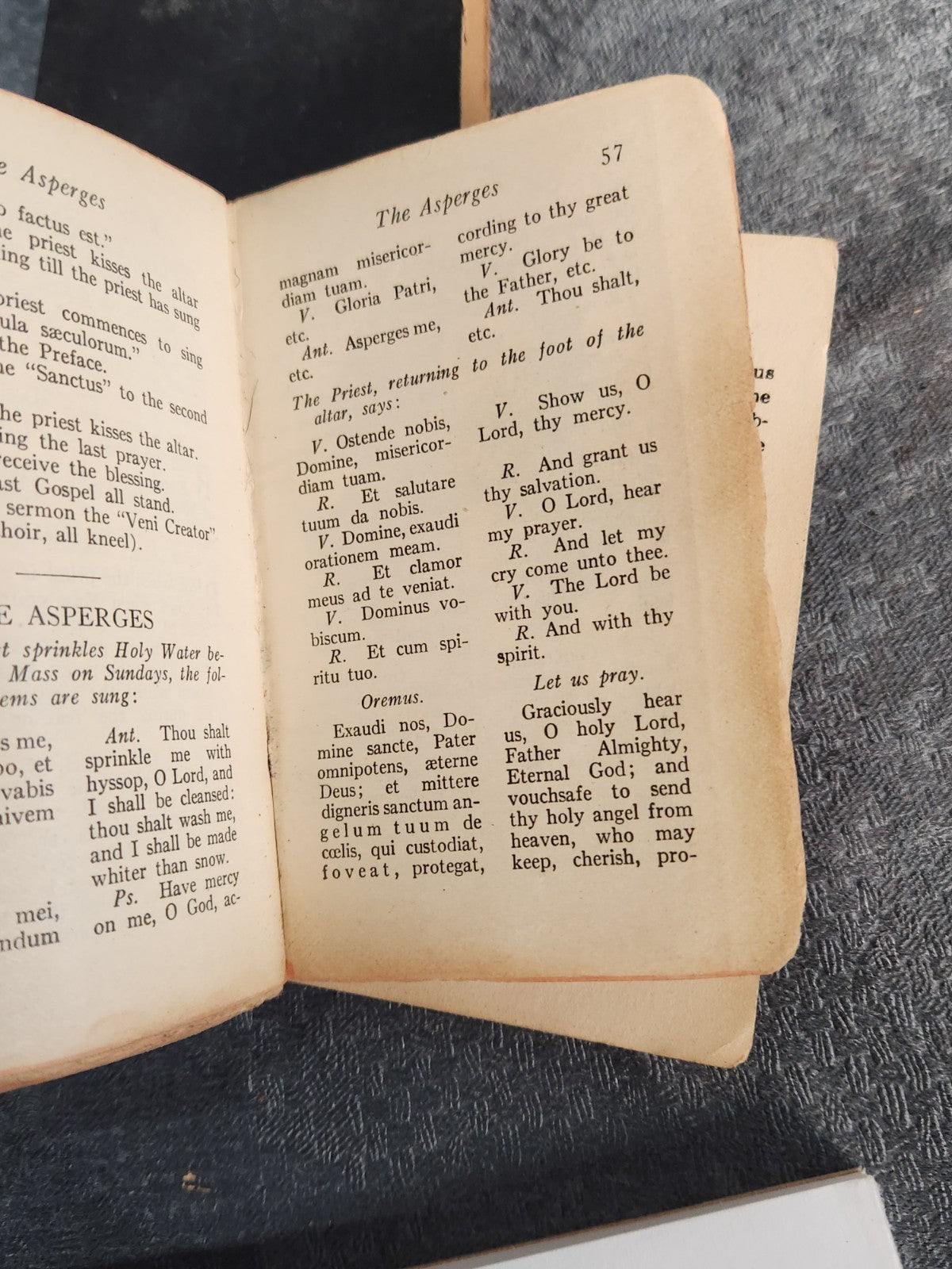 1919 The Spiritual Treasure Catholic Prayer Book + Way Of The Cross Pocket Lot
