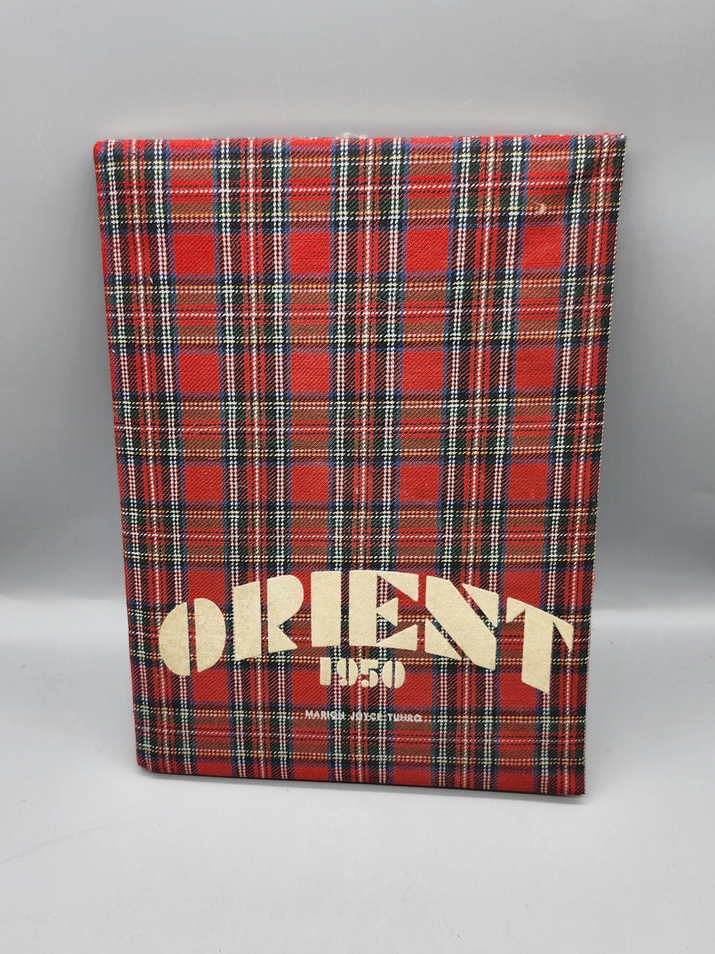 Vintage 1950 Orient Yearbook East High Marion Joyce Red HC USA Rochester NY