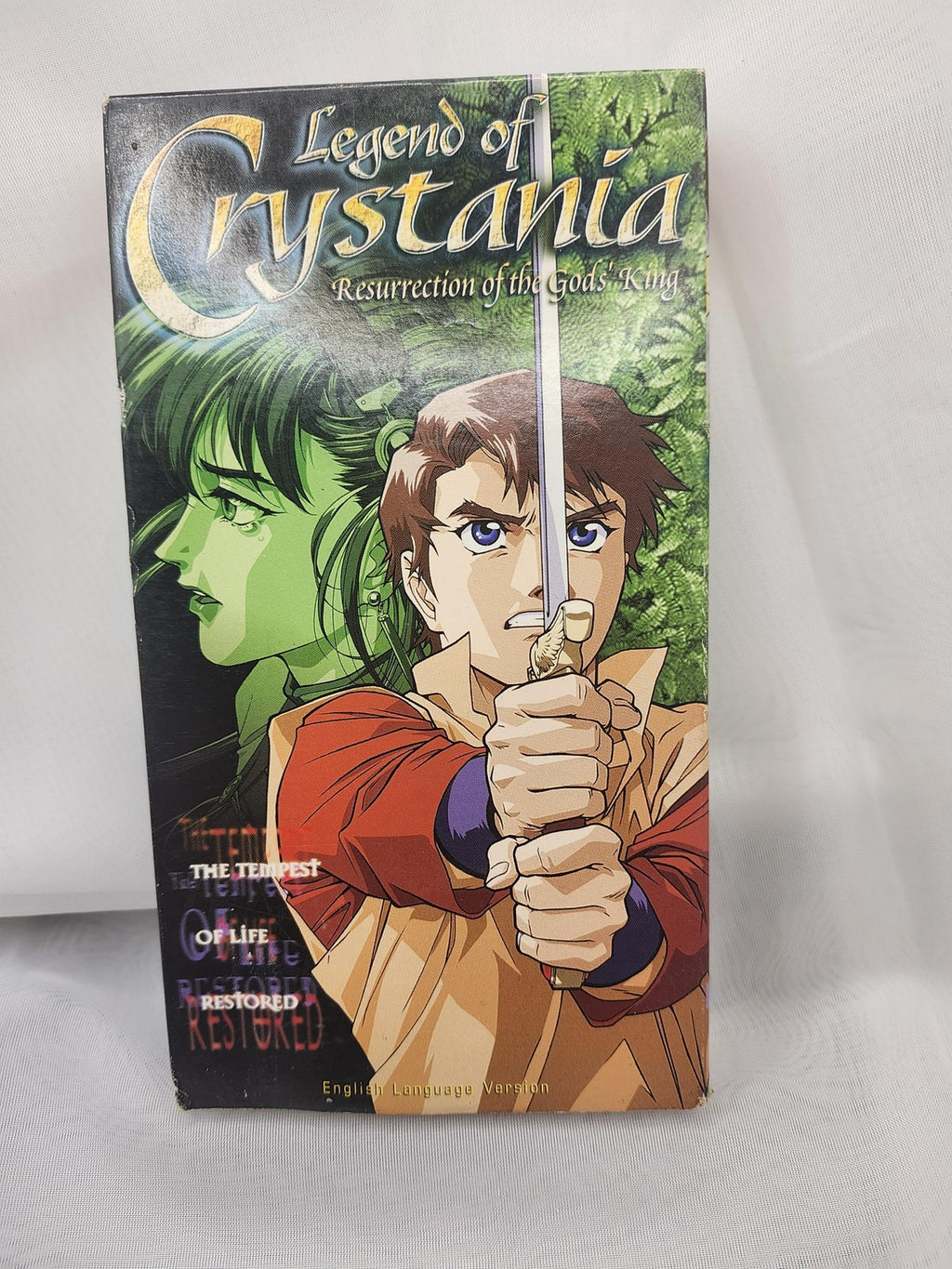 Vintage Legend Of Crystania Resurrection Of The Gods' King VHS Anime ADV Films