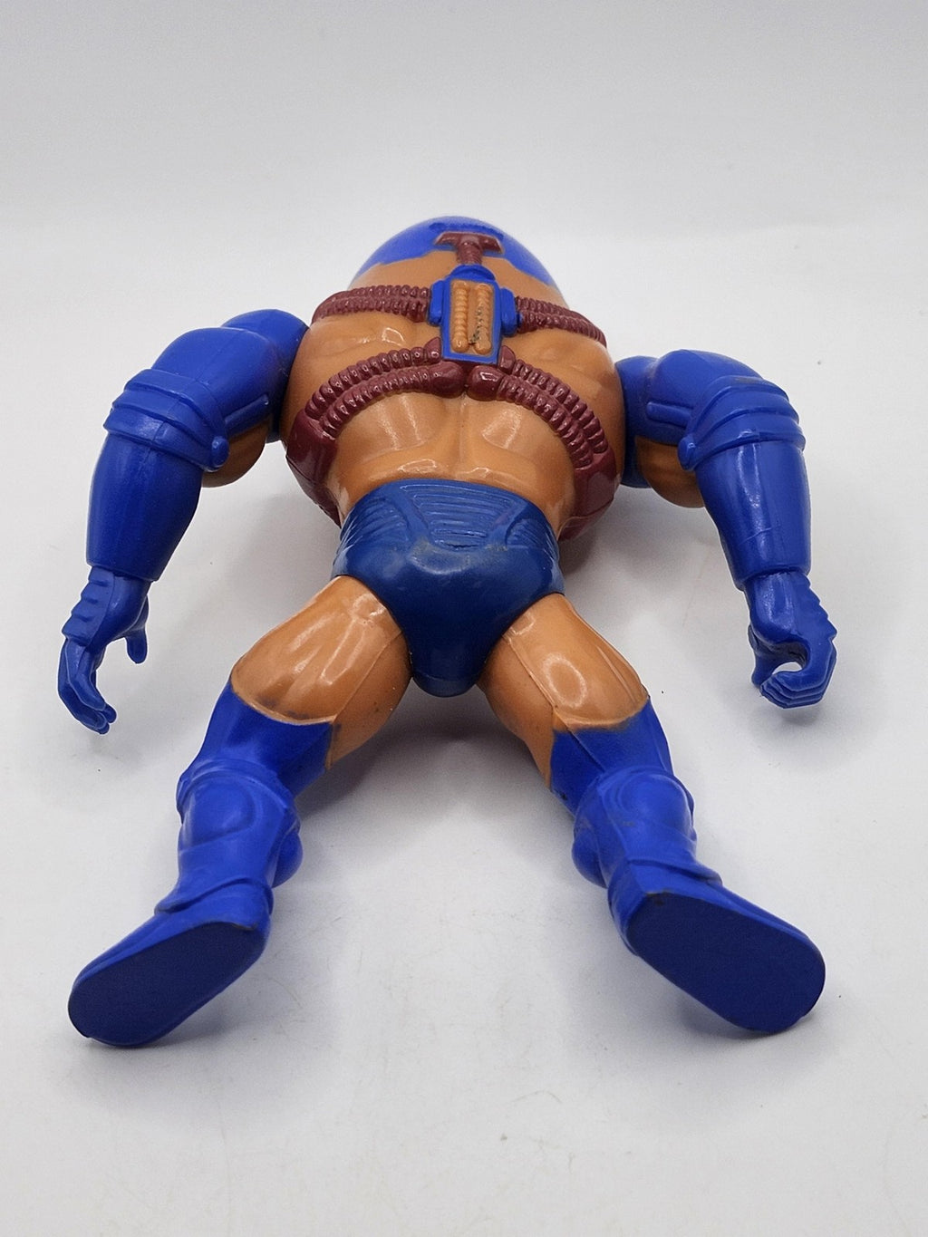 Vintage 1982 Masters Of Universe Man-E-Faces 6in Action Figure Mattel Loose Blue