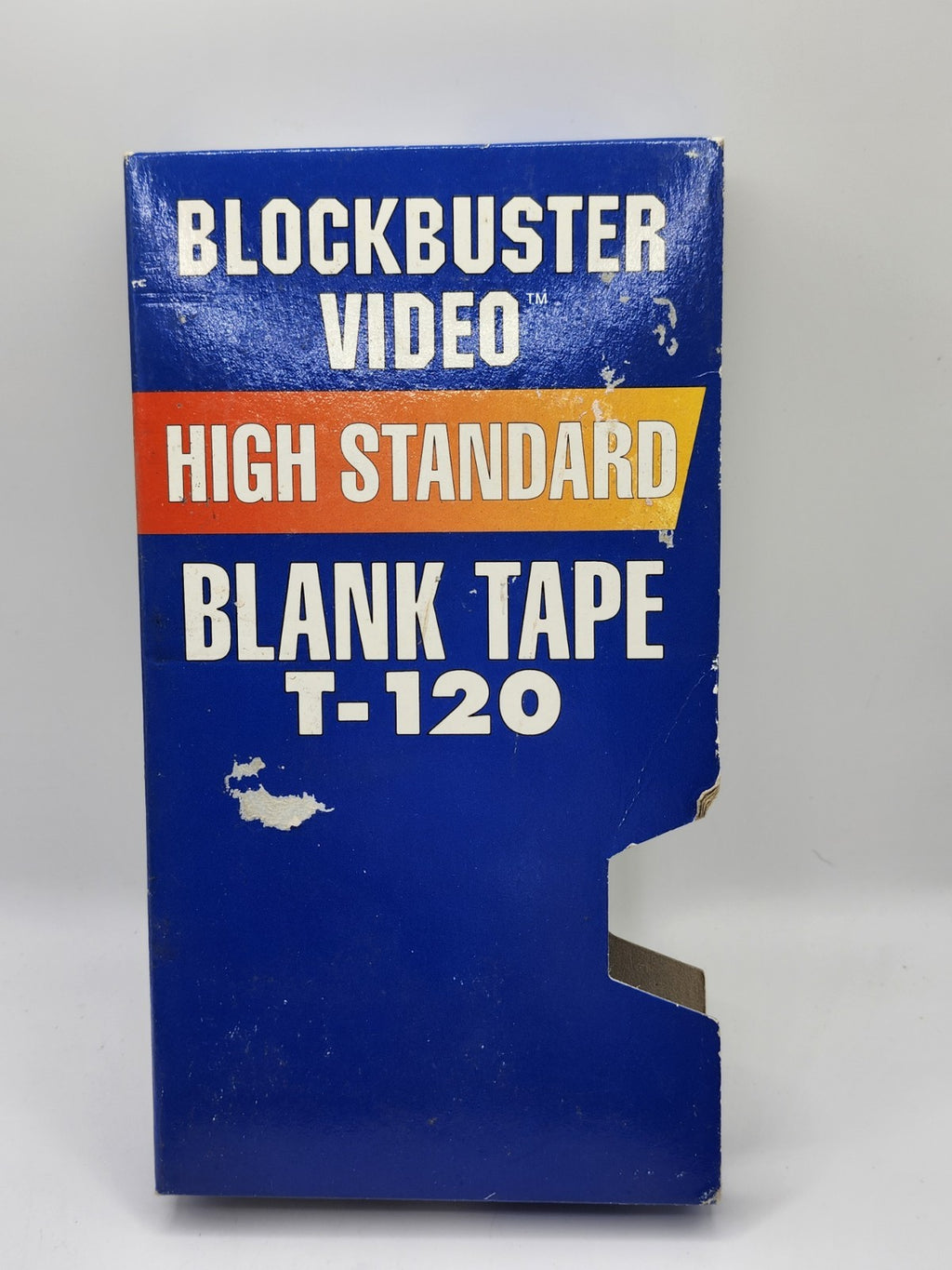 Blockbuster Video T-120 Blank VHS Tape Sleeve Case Vintage Rental Store Media