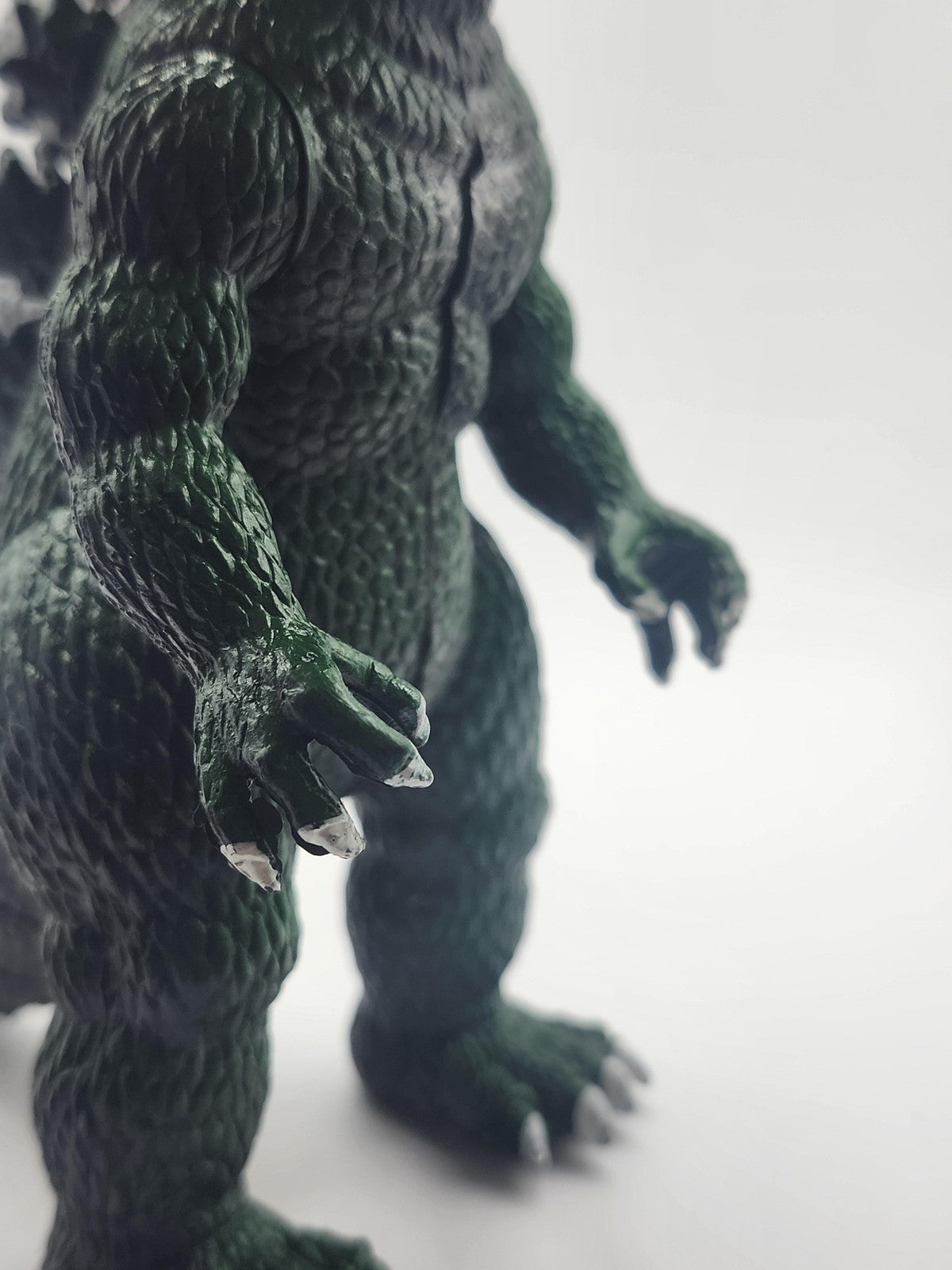 Vintage 1985 Imperial Godzilla 6in Action Figure Green Plastic Loose Hong Kong