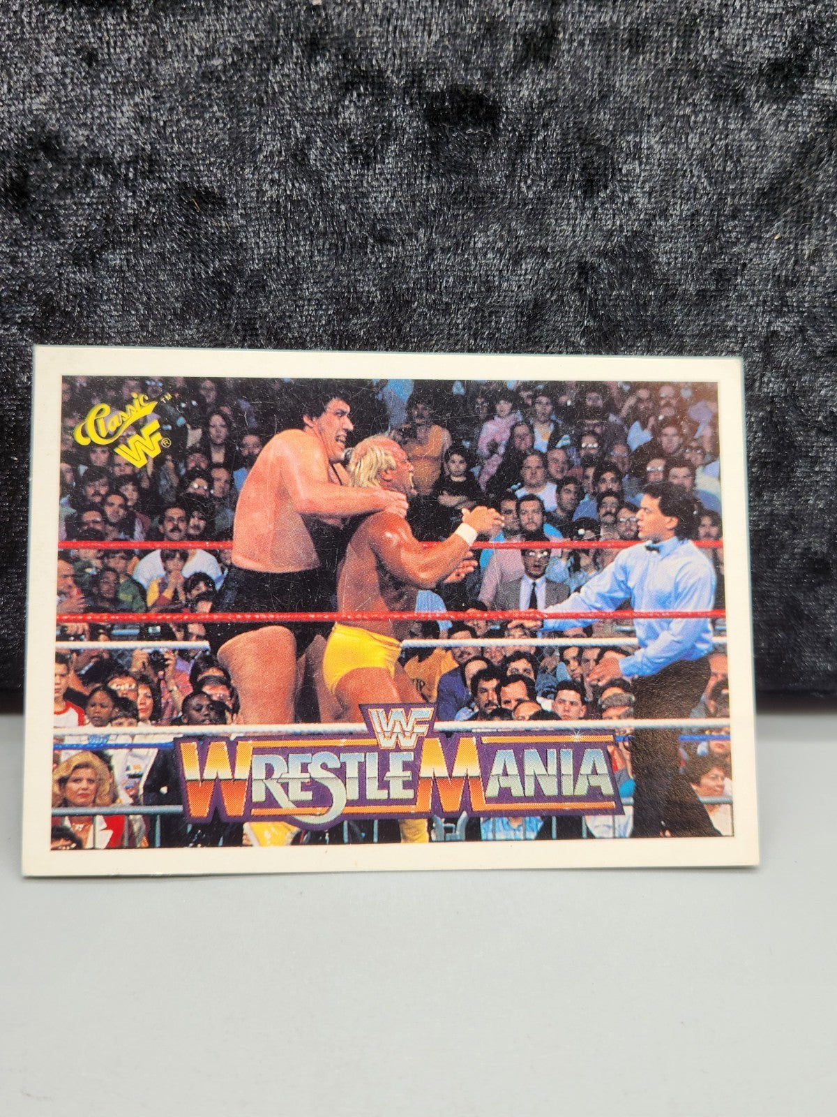 1990 Classic WWF Hulk Hogan 🔥 Andre The Giant Wrestlemania IV #38 WWE HOFers