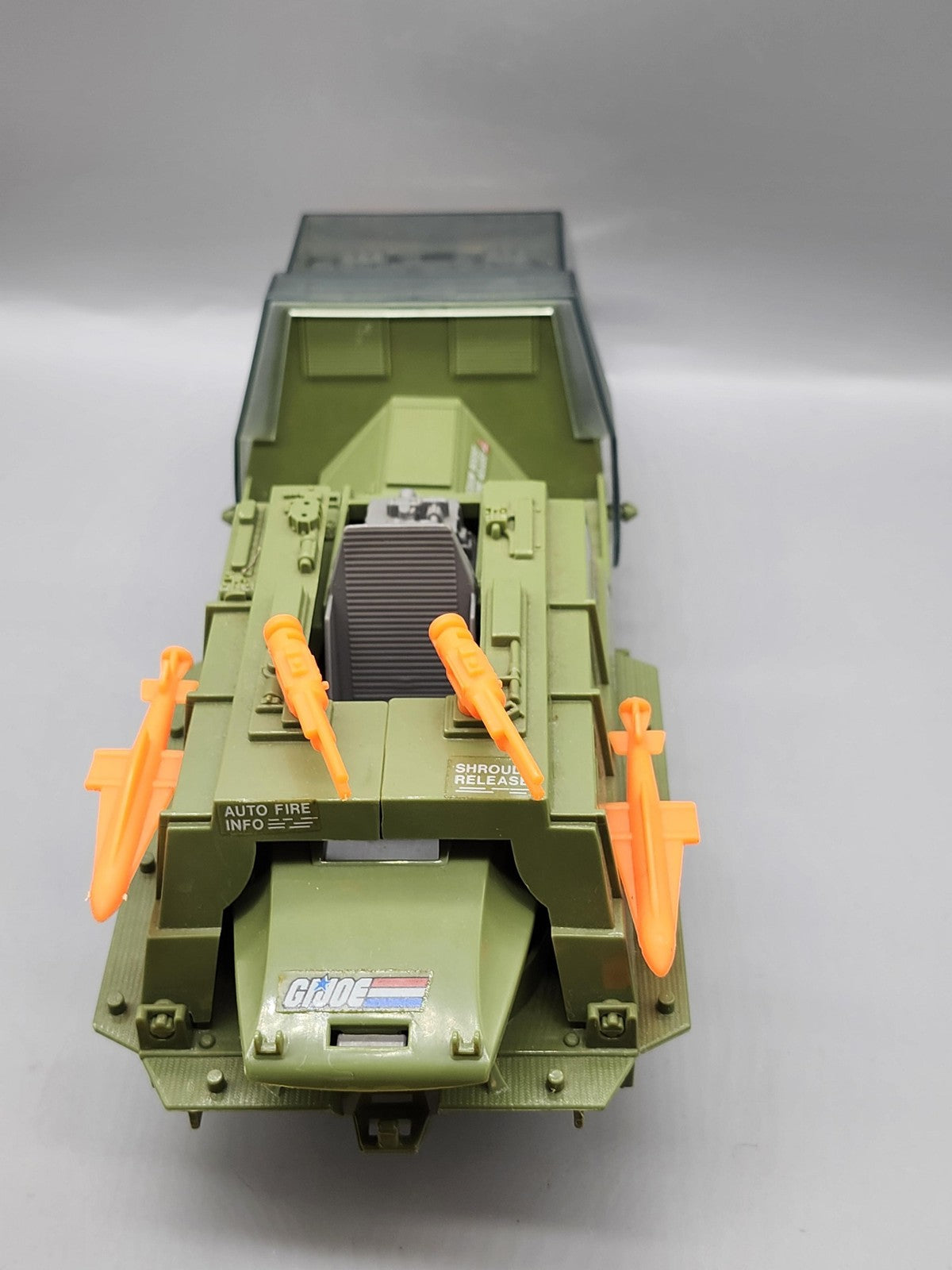 Vintage G.I. Joe HAVOC Vehicle Playset Hasbro Green Plastic Toy Vehicle Loose