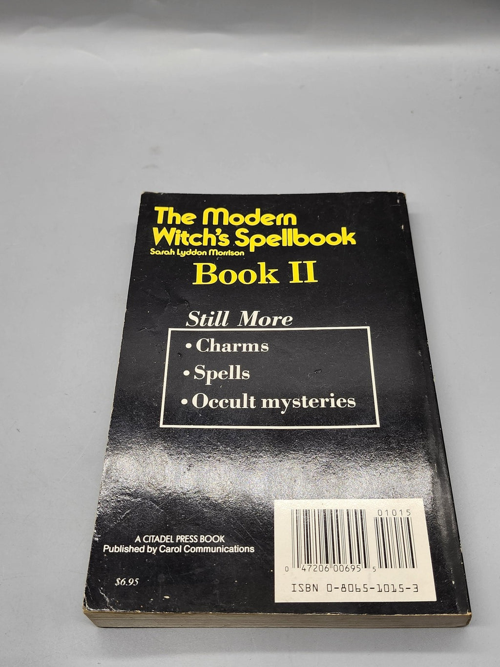 Vintage Modern Witch's Spellbook Book II Sarah Lyddon Morrison PB Citadel 1986