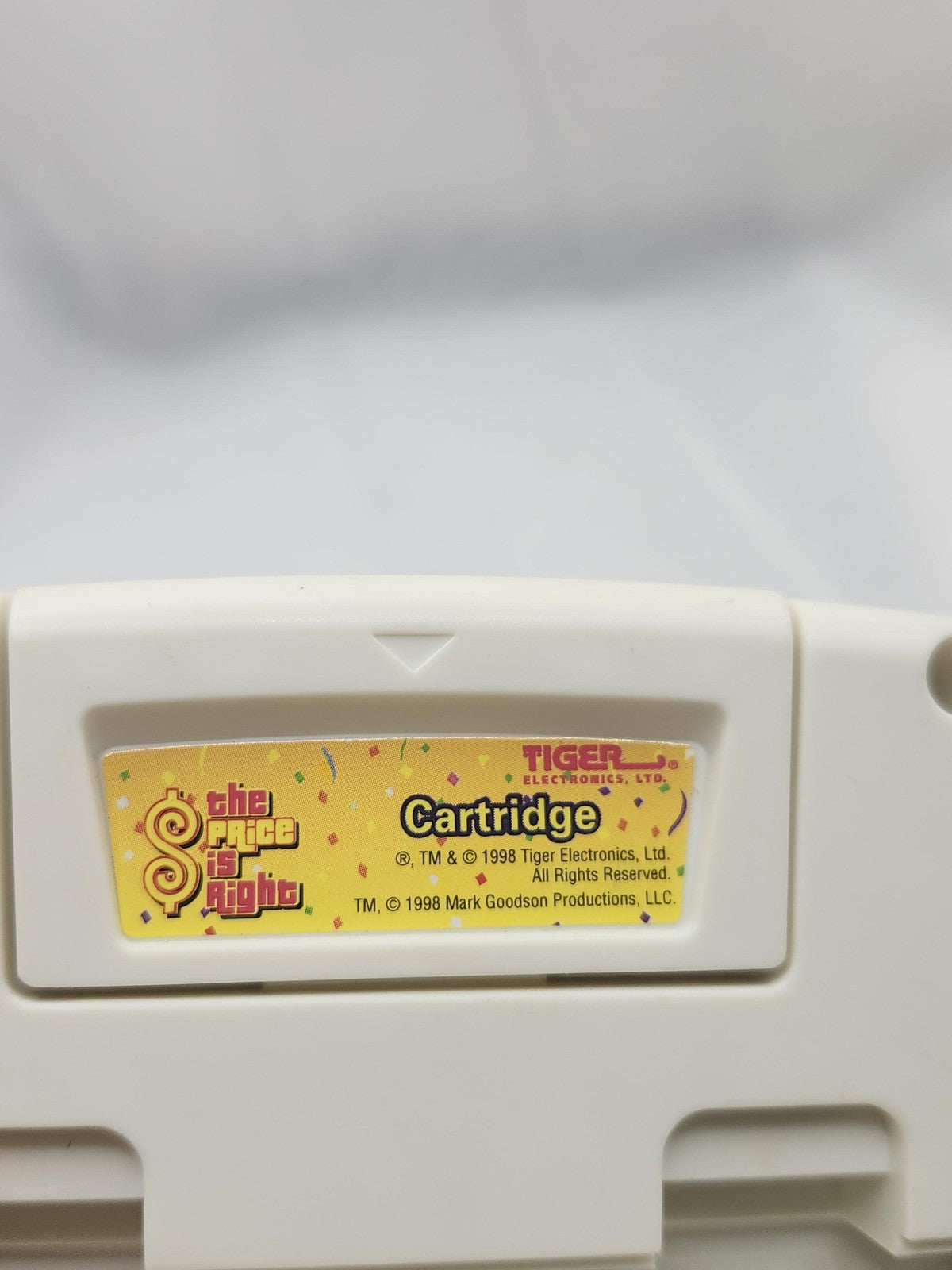 Vintage 1998 Tiger Price Is Right Electronic Handheld Game White Toy Tabletop