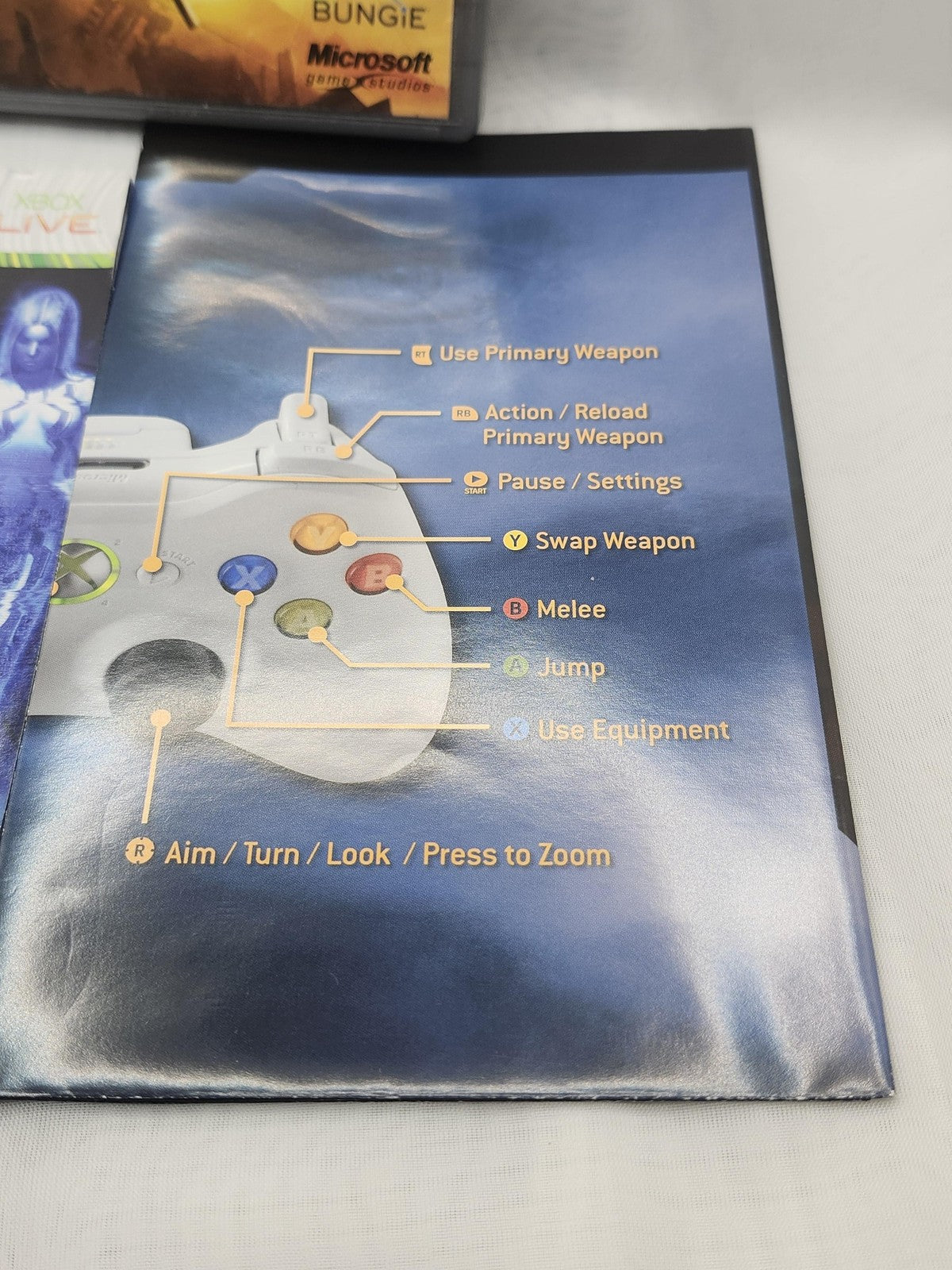 Halo 3 Microsoft Xbox 360 Game Disc Case Manual Platinum Hits NTSC-U/C M Shooter