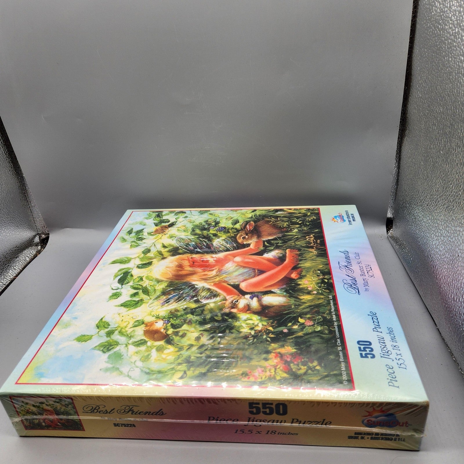 Vintage SunsOut Best Friends Fairy Jigsaw Puzzle 550 Piece 15.5x18 Colorful