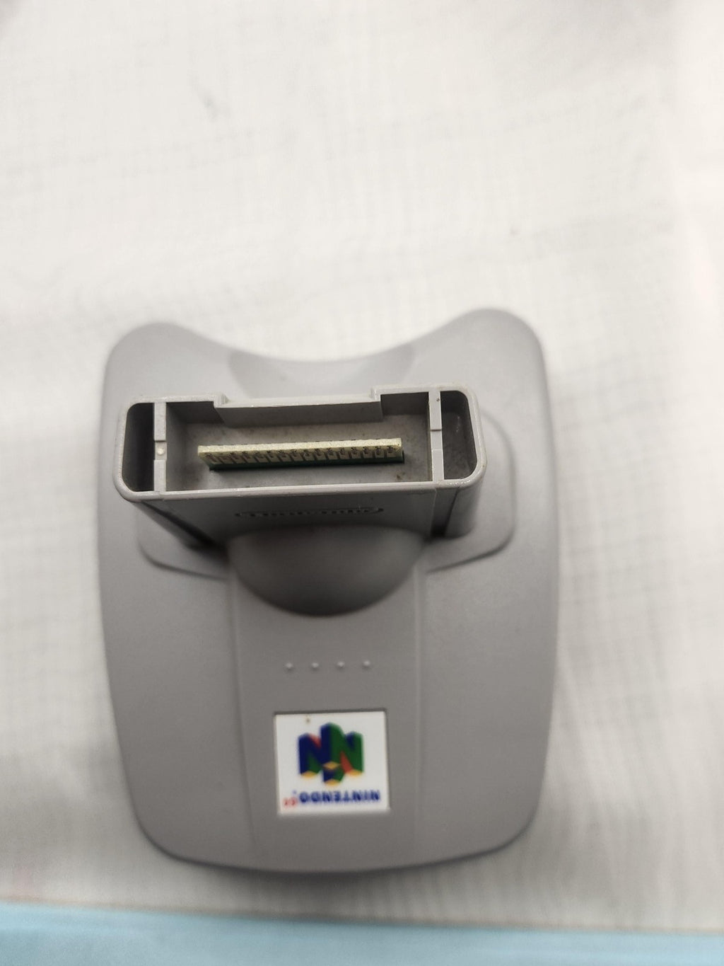 Nintendo 64 Transfer Pak NUS-019 Gray Controller Adapter For N64 Game Boy OEM