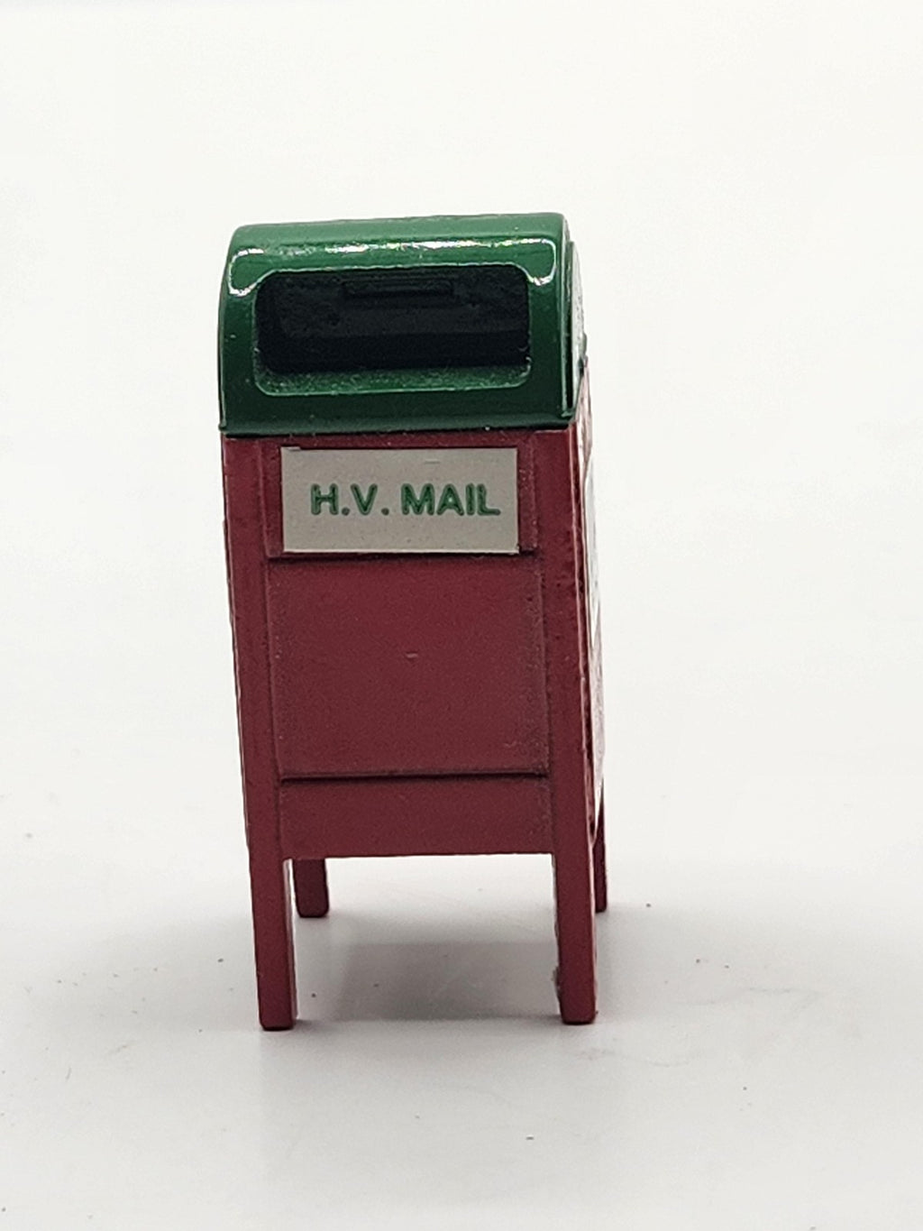 Mini Red Metal Christmas Mailbox Toy Delivery Zone 56 Painted Outdoor Decor
