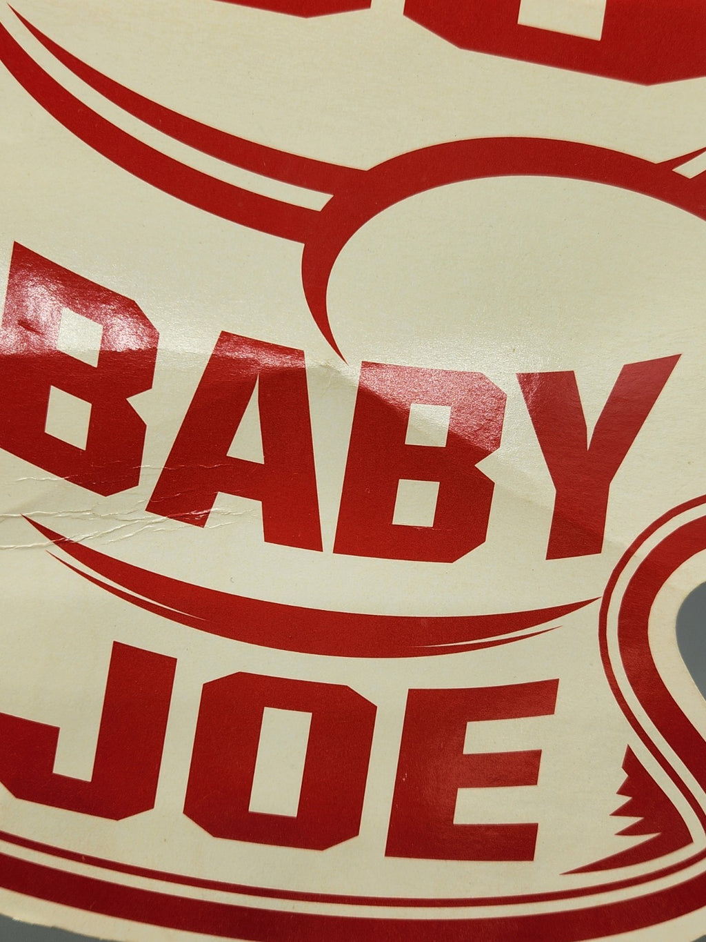 Vintage Go Baby Joe Buffalo WBUF 92.9 Chevrolet Promotional Hand Fan Advertising