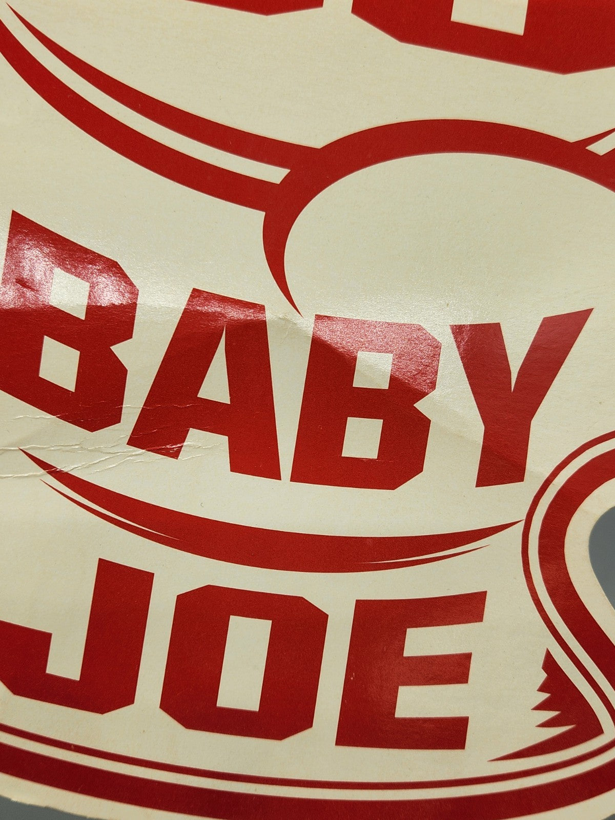 Vintage Go Baby Joe Buffalo WBUF 92.9 Chevrolet Promotional Hand Fan Advertising