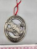 1999 Michael Ricker Rocky Mountain National Park Chipmunk Pewter Ornament w/ COA