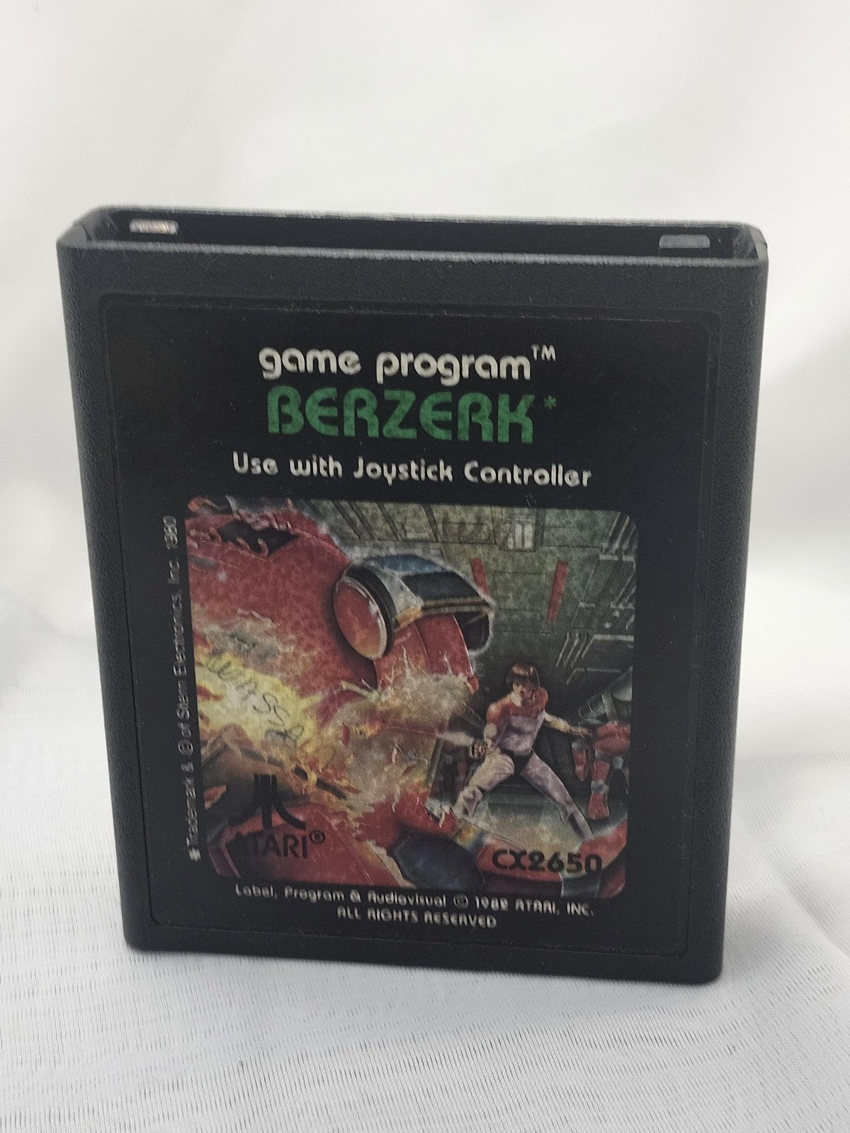 Berzerk Atari 2600 Game Cartridge Atari NTSC-U/C 1982 Arcade Shooter Action
