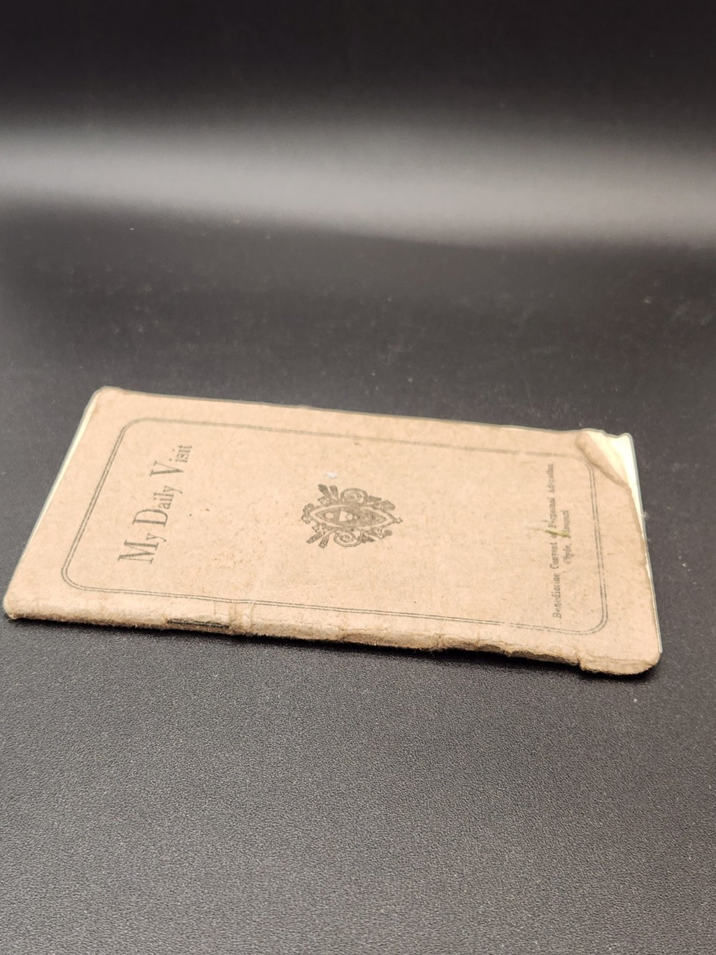1930 My Daily Visit Catholic Prayer Book Pocket Devotional Benedictine Convent