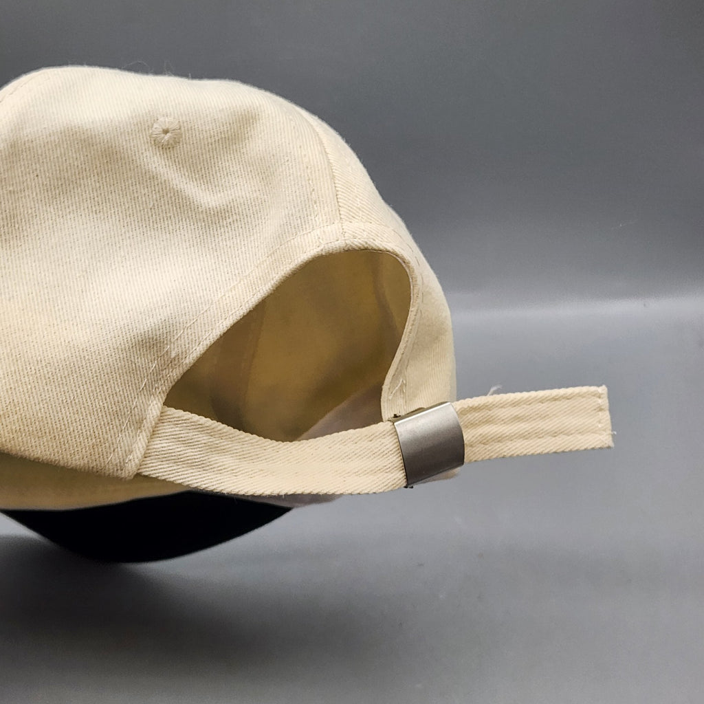 DUNK Hat Cream Green Strapback Dad Cap Minimal Logo Adjustable Baseball Cap