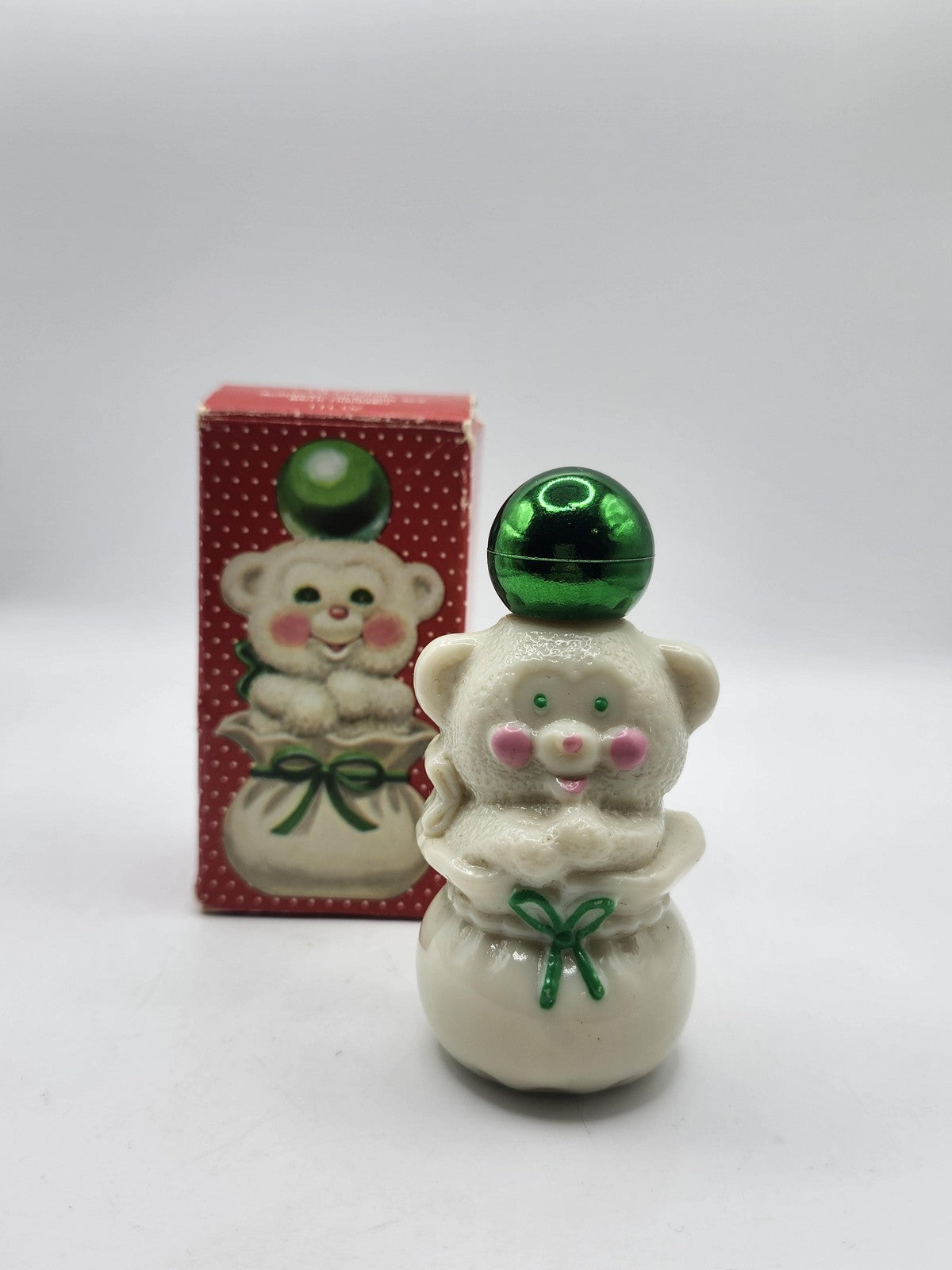 Vintage Avon Snug Cub Cologne 1 Fl Oz Girls Figural Bear Bottle Box Discontinued