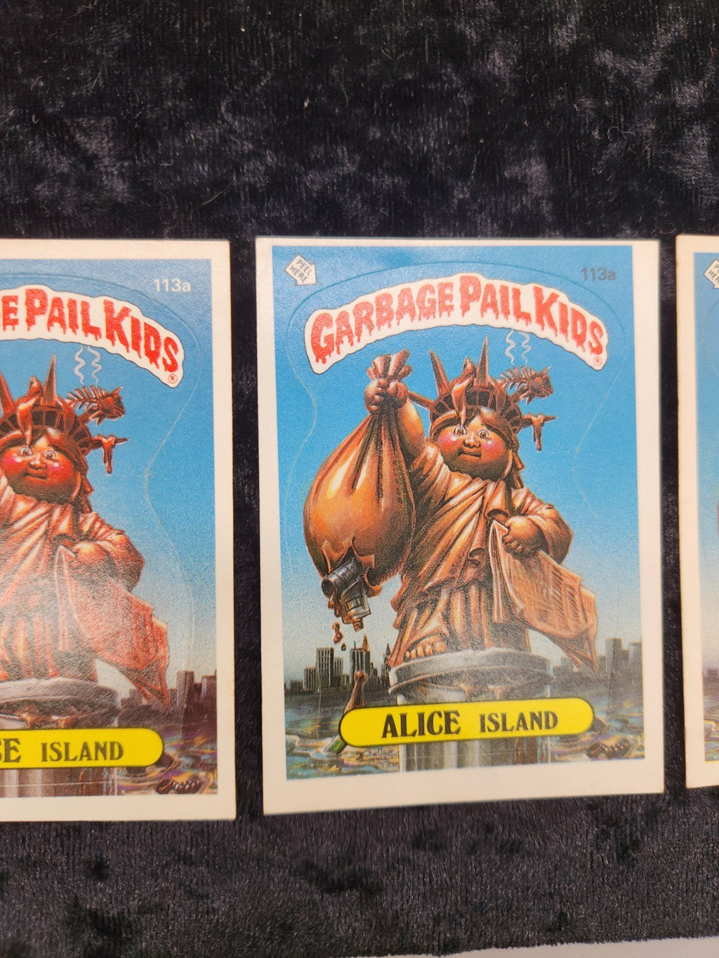 Garbage Pail Kids 1986 Series 12 Lot of 8 Cards Alice Island 113a &...