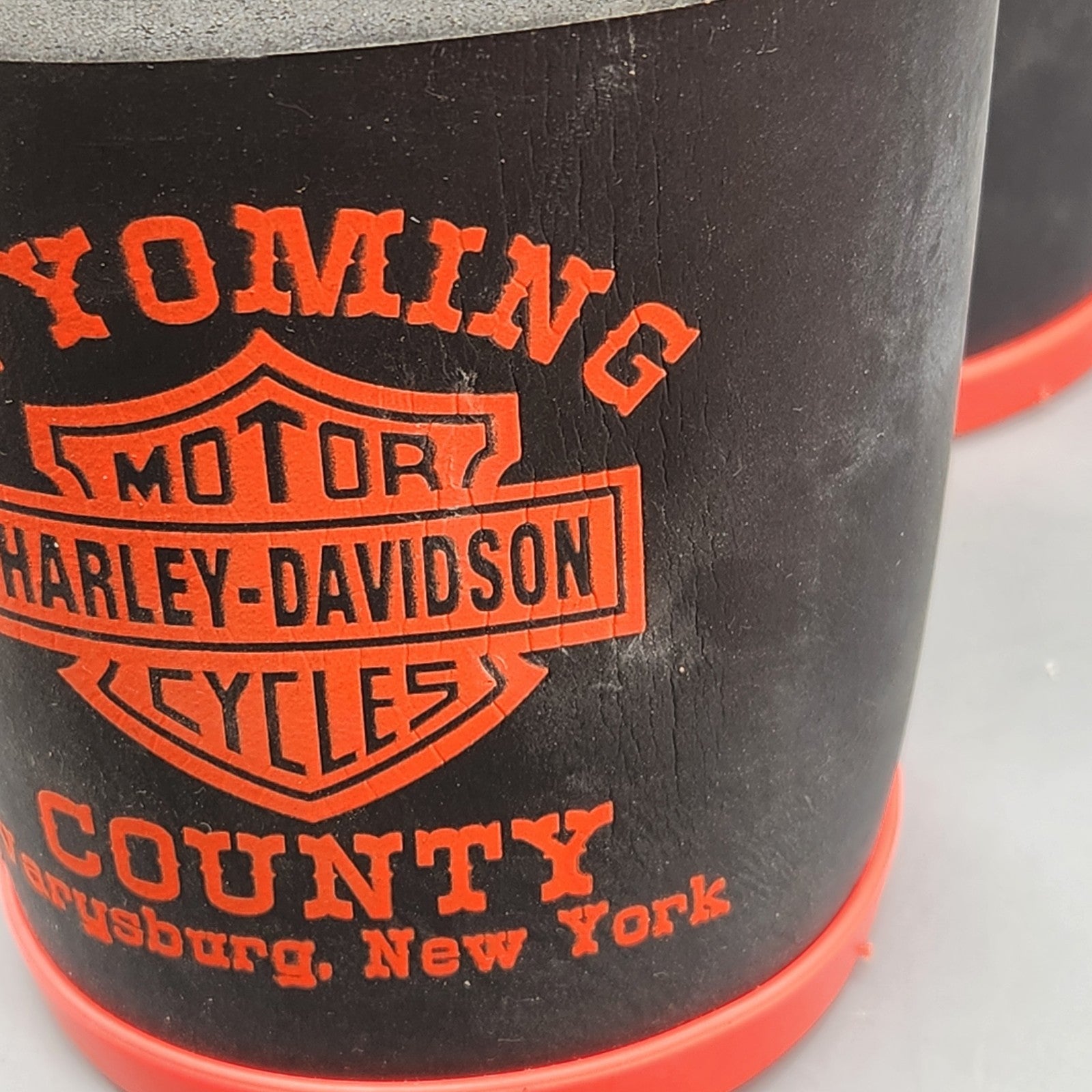 Harley-Davidson Wyoming County NY Koozies (Pair)