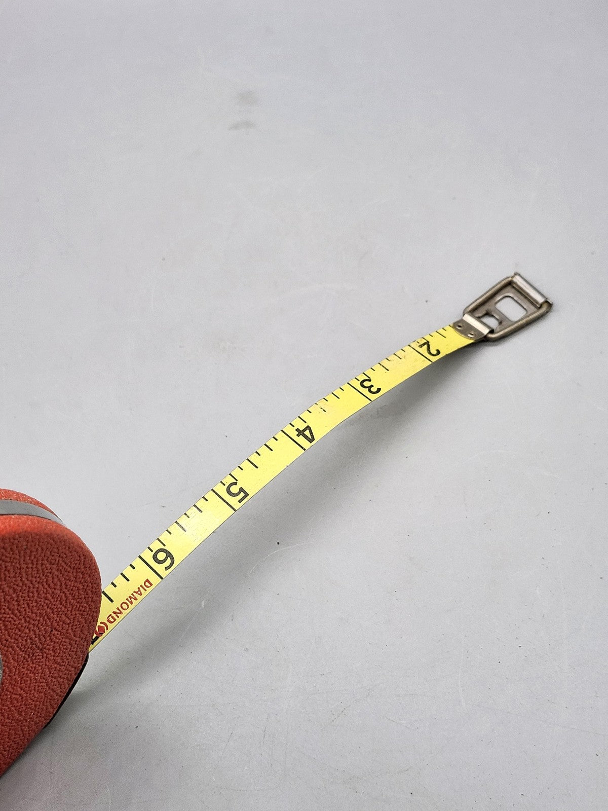 ROE 100ft Long Tape Reel Red Steel Standard Measuring Tool USA Handheld Workshop